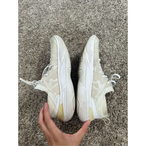 SOREL Women's 7 Explorer Blitz Stride Lace Sneakers Cream Knit Mesh Athletic Gym - Picture 11 of 14